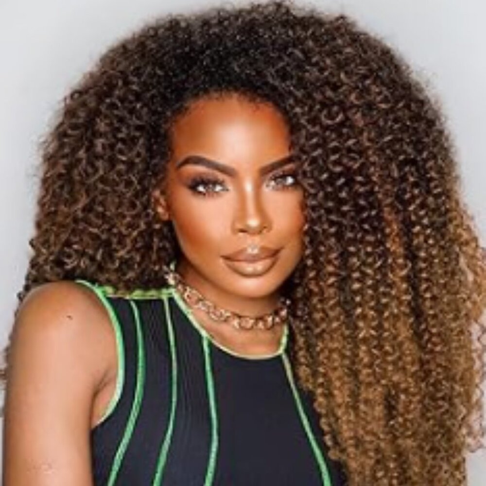 New Kinky Curly HD Lace Frontal Wig - Hot Chocolate!